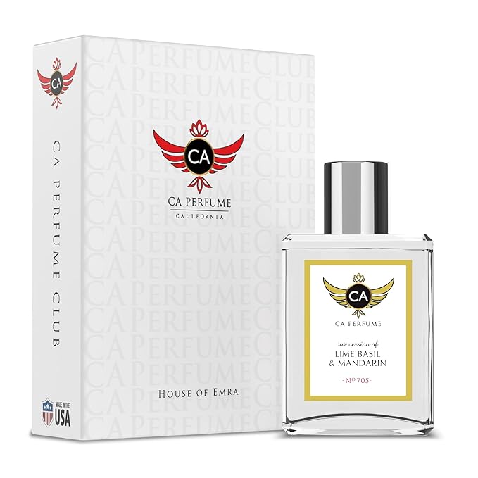CA Perfume Impression of Lime Basil & Mandarin For Women & Men Fragrance Eau de Parfum Spray Bottle 1.7 Fl Oz/50ml-X1