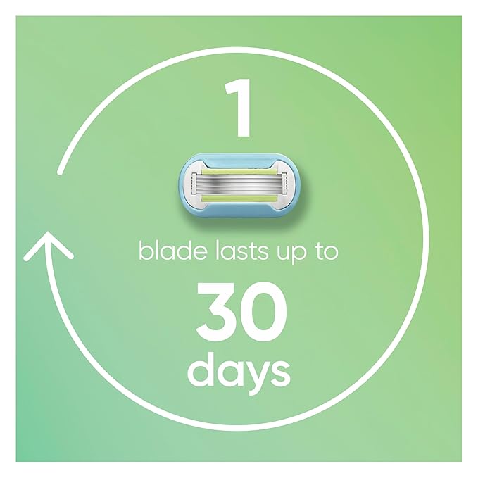 Gillette Venus Extra Smooth Pink Women's Razor, Pivoting Razor Head, 5 Blades for an Extra Smooth Shave, Handle + 3 Blade Refills, Holiday Gifts for Women