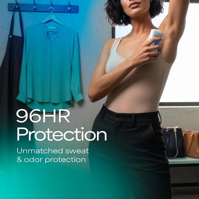 Degree Clinical Protection Antiperspirant Deodorant 72-Hour Sweat & Odor Protection Shower Clean Antiperspirant for Women 1.7 oz