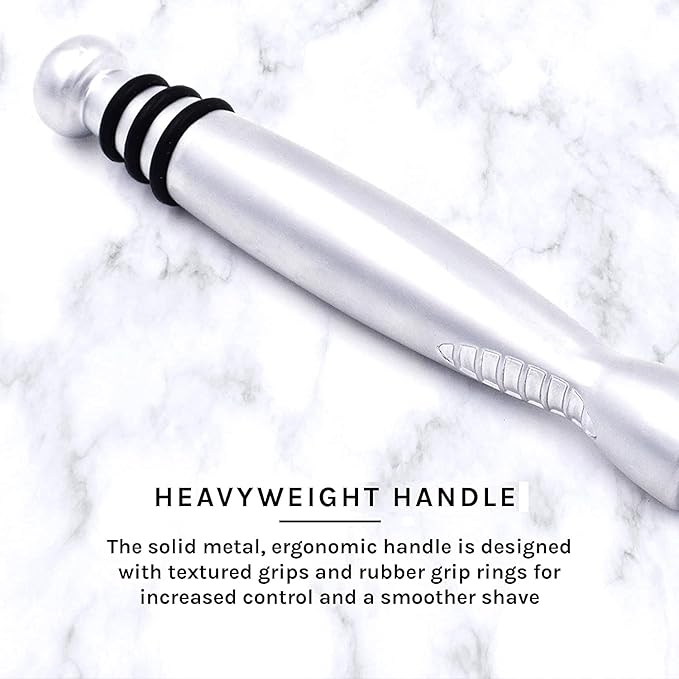 Taconic Shave, Gillette Sensor & Sensor Excel Compatible Heavyweight Triple Blade Pivot Head Razor, Includes 1 Preloaded Blade - Delivers a Smooth, Close & Comfortable Shave