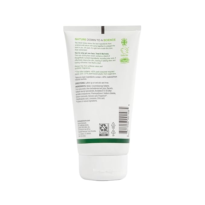 BULLDOG Mens Skincare and Grooming, Original Face Wash, 5 Fluid Ounce