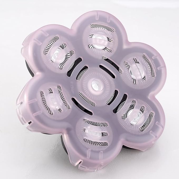 Universal Upgrade 7 Blades Head Shaver Replacement Heads Compatible with Freedom Gold shaver and some brands. 7D Electric Shaver Replacement Heads Waterproof Easy to Clean With Cleaning Brush