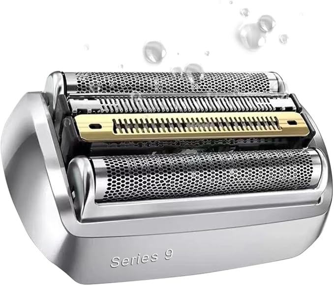 92S Series 9 Electric Shaver Replacement Head Compatible with All Braun Series 9 Electric Razors Replacement Heads,Compatible with 9477cc,9330s,9465cc,9460cc,9419s,9390cc,9385cc (92S-Silver)