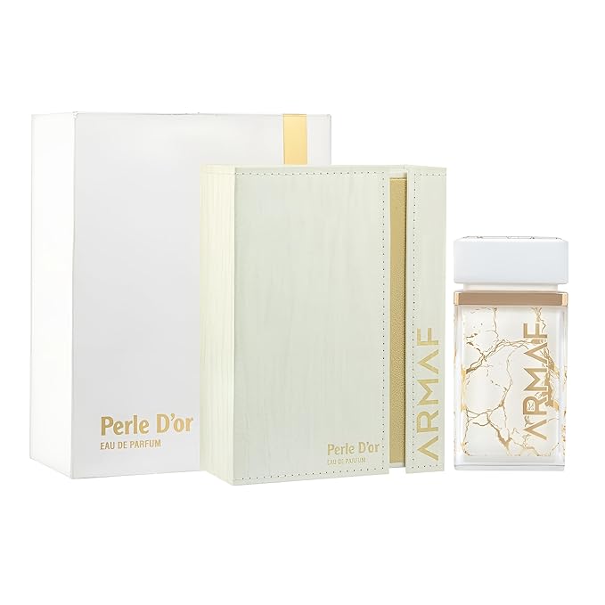 Armaf Perle D’Or – Aromatic, Sweet, Woody – Eau de Parfum Spray Long-Lasting Fragrance for Unisex, 2.5 Ounce / 75 ml