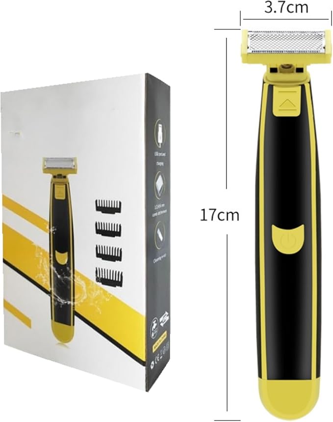 Wet and Dry Electric Shaver Cleaner, Electric Razor for Men, Rechargeable Wet & Dry Shaver, Non-Slip, Durable, Fast Shaving (1PC)-Model #4