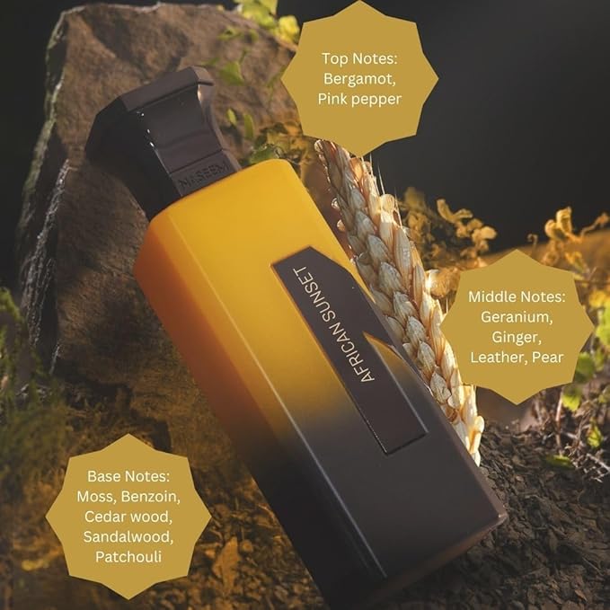 Naseem Perfumes N-Series African Sunset Aqua Perfume Sublte Tone Alcohol-Free Eau De Parfum For Men & Women 75 ml