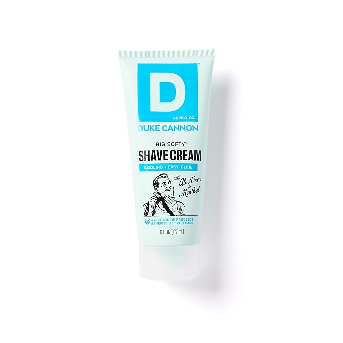 Duke Cannon Men’s Shave Cream – 6 oz Rich, Moisturizing Shaving Cream for Smooth, Comfortable Shaves