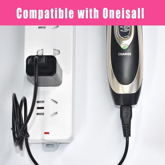 Universal Hair Clipper Charger Cord, Replacement Charger for Various Electric Hair Clipper, Shavers, Razors,Trimmer, Pet Clipper-Fit SUPRENT Clippers,Fit Ceenwes Trimmer,fit oneisall Dog Clippers etc