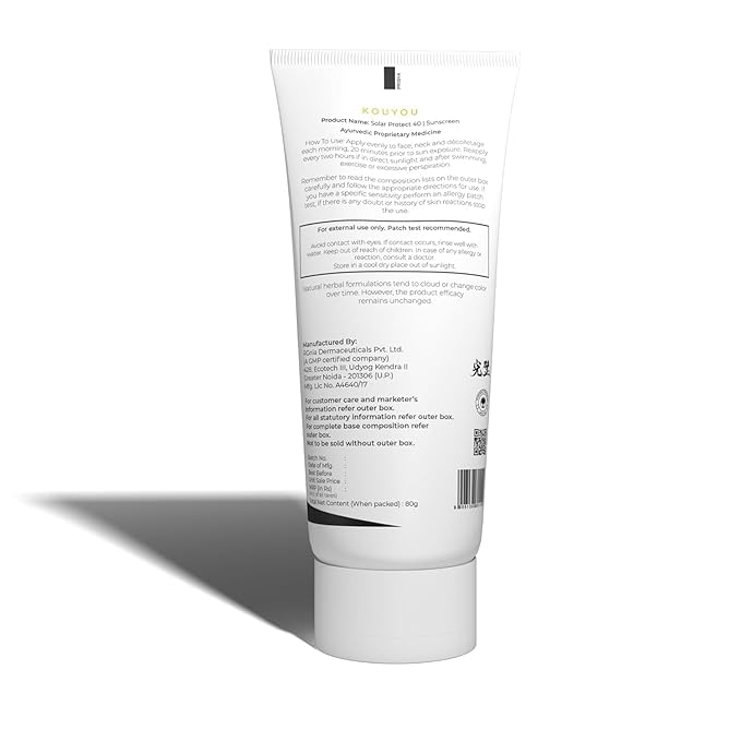 K-anpeki K,ouyou Sunscreen Spf 40 For Women&Men|With No White Cast,Water Resistant|Protect From Sun Burn,Sun Tanning and Photo Aging|Broad-Spectrum Uva/Uvb Protection,Suitable For All Skin Type,80G