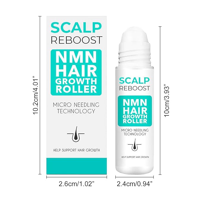 18ml Hair Regrowth Roll-On Serum Scalp care for thinning hair and hair loss concerns Natural ingredient formula - Hair regeneration - Density enhancement - Suitable for both men and women