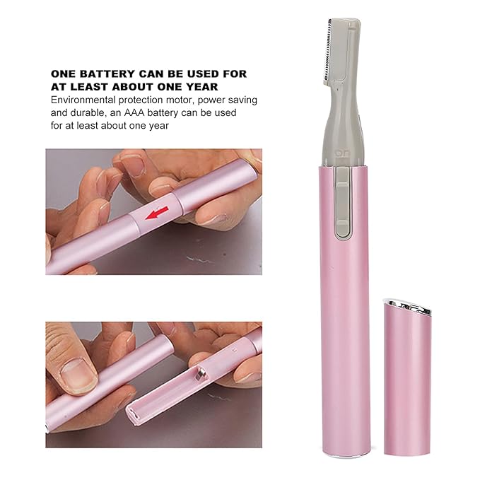 Electric Eyebrow Trimmer , Portable Electric Eyebrow Razors , Painless Face Hair Removal Tool , Electric Eyebrow shaver for Women for Eyebrows , Neckline , Nose , Ears , moment and Painless Hair Removal