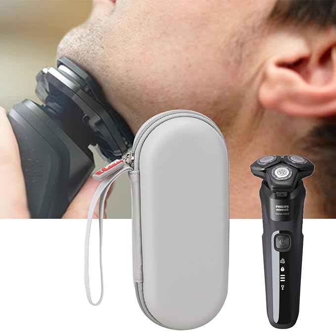 Mchoi Hard Storage Case for Philips Norelco Shaver 2100 2300 3500 6800 3100 5500 5100 5300 5700 6880 7000 7100 7200 Wet/Dry Rotary Shaver, Case Only