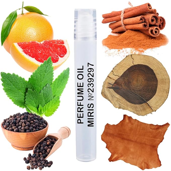 MIRIS No. 239297, Inspired by The Secret, Long-Lasting Perfume Oil for Men Roll-On, Rollerball 0.34 Fl Oz / 10 ml