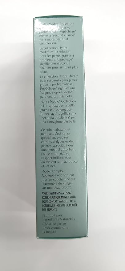 Repechage Hydra Medic Mattifying Moisturizer For Oily Problem Acne Prone Skin Light Fragrance Oil & Grease Free Made with Natural Botanicals Perfect Under Makeup for Men & Women 2 oz