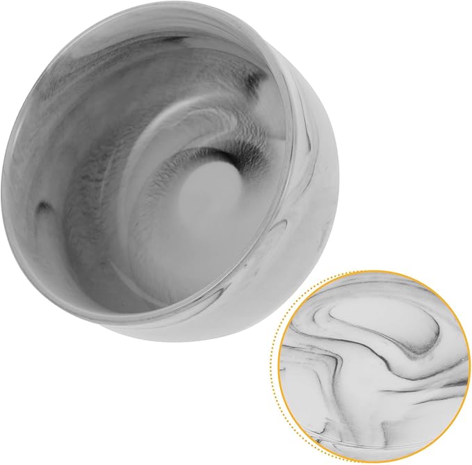 Healifty Marble Pattern Shaving Soap Bowl Small Porcelain Lathering Bowl for Barber Beard Soap Container Decorative Wet Shave Accessory for Men