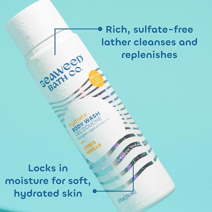 Seaweed Bath Co, Body Wash Citrus, 12 Fl Oz