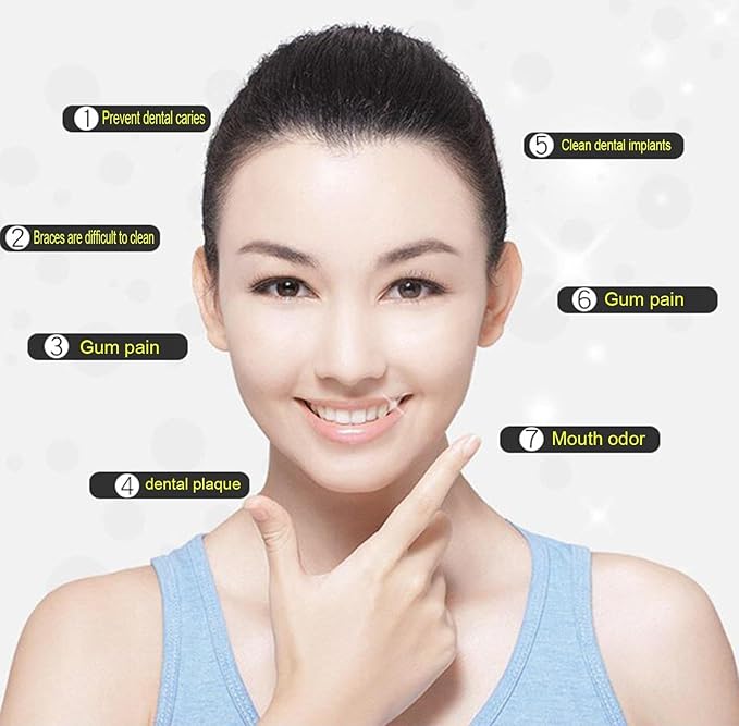 U-Shaped Electric Toothbrush, Automatic Whitening Silicone Oral Cleaner, 3 Modes, High-Speed Vibration, Waterproof