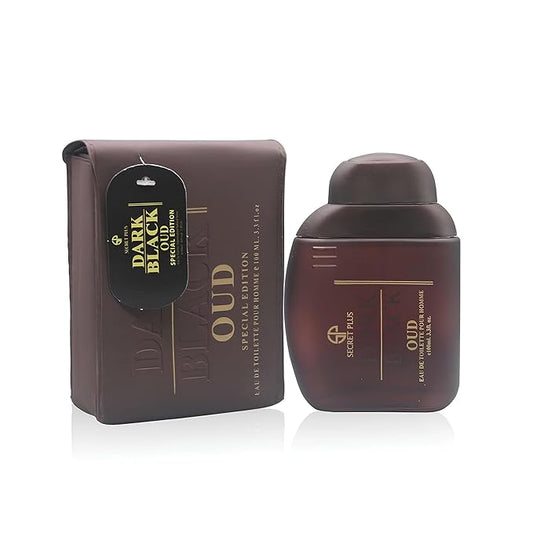 Men's Perfume Dark Black Oud –Intense & Mysterious Fragrance With Spicy, Woody, And Amber Notes–Long-Lasting,Bold Scent For Evening And Special Occasions