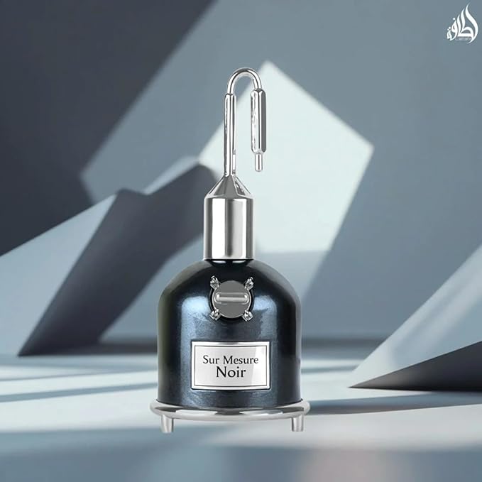 Lattafa Pride Sur Mesure Noir Eau de Parfum for Men - 100ml (3.4 oz) | Dark, Spicy & Woody Cologne | Intense, Long-Lasting Masculine Scent