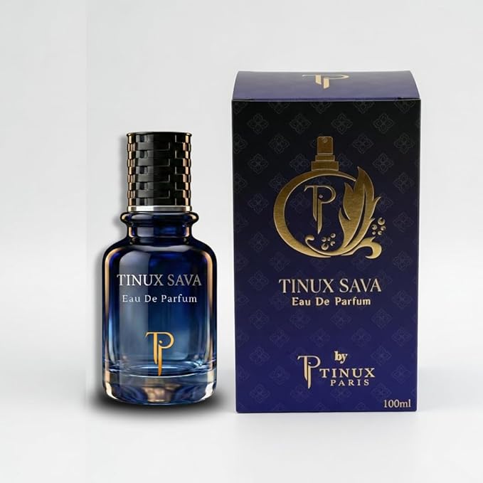 Tinux Sava Eau De Parfum 100ml – Bold Fresh Spicy Men’s Fragrance – Long Lasting Arabic Perfume – Inspired by Iconic Blue Designer Scent
