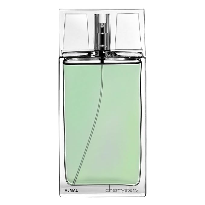 Ajmal Chemistery Eau de Parfum for Men, 3.0 fl oz / 90 ml, Aromatic Woody Floral Spicy Masculine Fragrance, Long Lasting Men’s Perfume, Made in Dubai