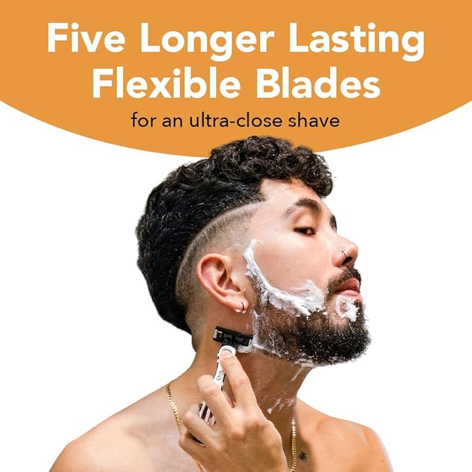 TRAVEL READY: Each razor comes with a blade cover making it easy to protect within your travel kit