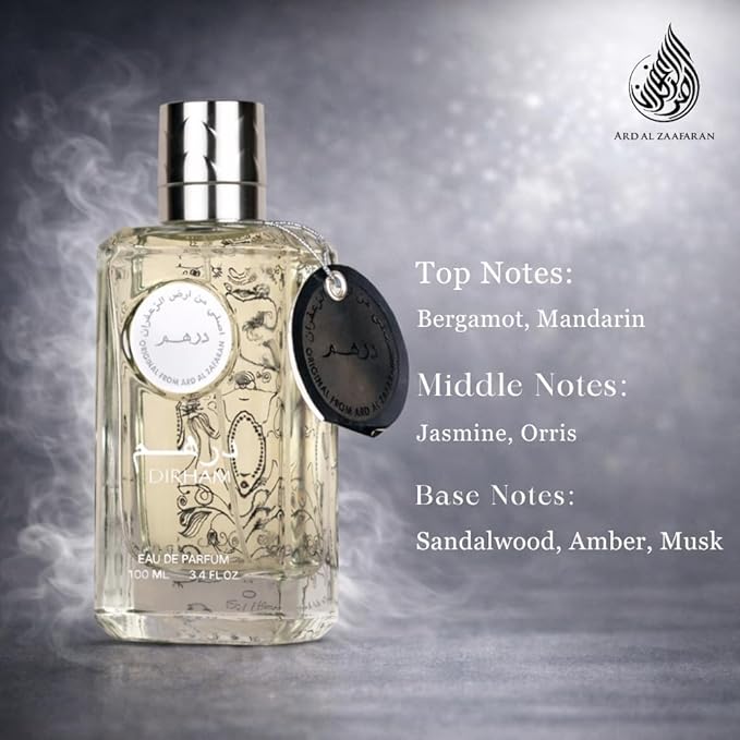 Ard Al Zaafaran Dirham Eau De Parfum Spray for Unisex, 3.4 Ounce