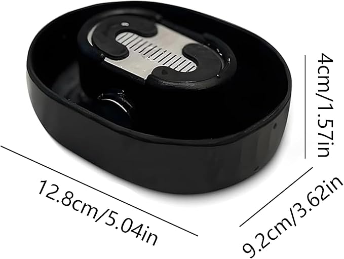 1 Pack Razor Rinser, Manual Push-Type Razor Rinser, Shaving Razor Rinser Cleaner, Clean Your Razor Efficiently, Save Water, and Ditch The Sink, with 1 Shaver and 1 Shaving Cream, Black