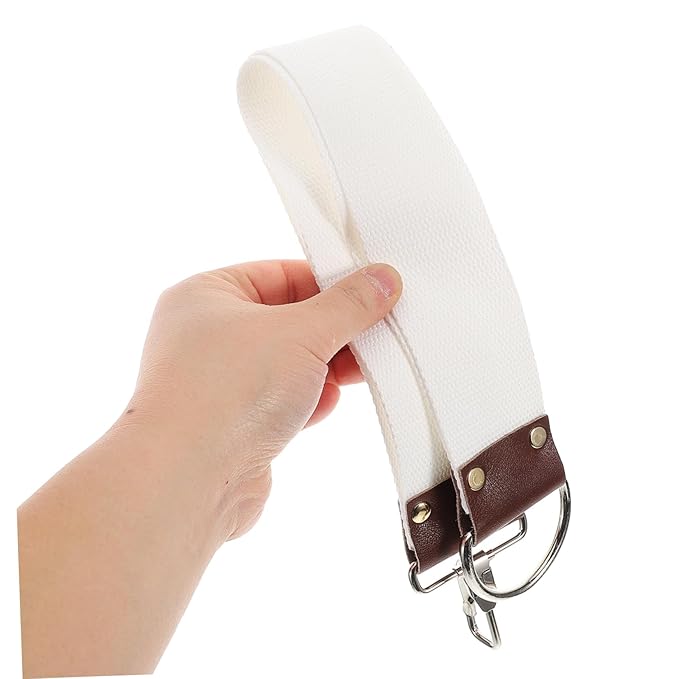 Dual Layer Canvas Razor Strop for Professional Barber Shaving Durable Polishing and Sharpening Strap for Barbershops and Personal Grooming Use