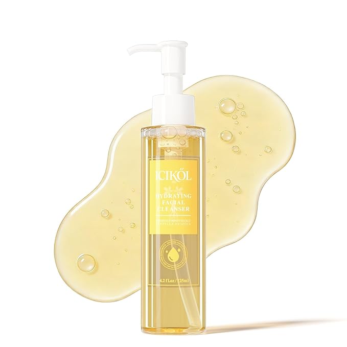 Hydrating Face Wash, Light Makeup Remover Facial Cleanser with Ginseng Centella for Dry and Sensitive Skin, Gentle Daily Foaming Cleansing Gel for Women Men, Alcohol Fragrance Free, 125ml