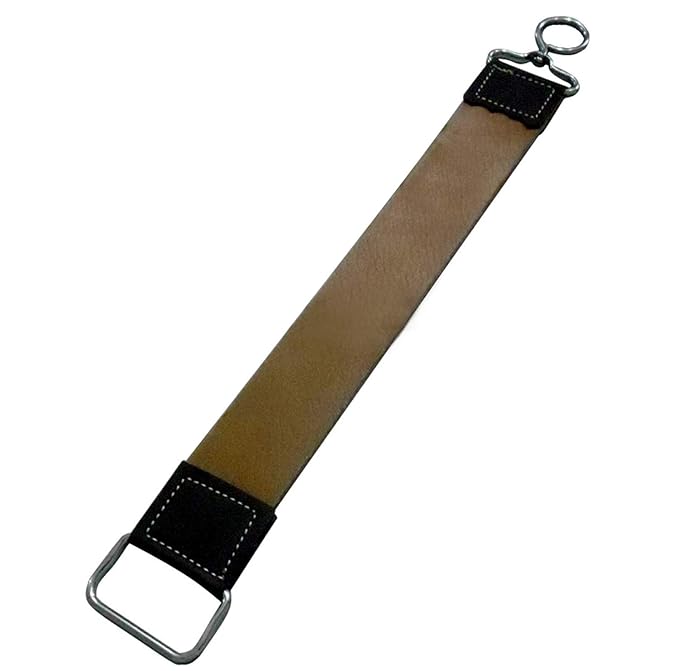 OdontoMed2011® Professional Sharpening Strop 2" Wide x 12" Long Made Of Real Leather Straight Razor Hanging Strop Barber Shaving Strap Belt ODM