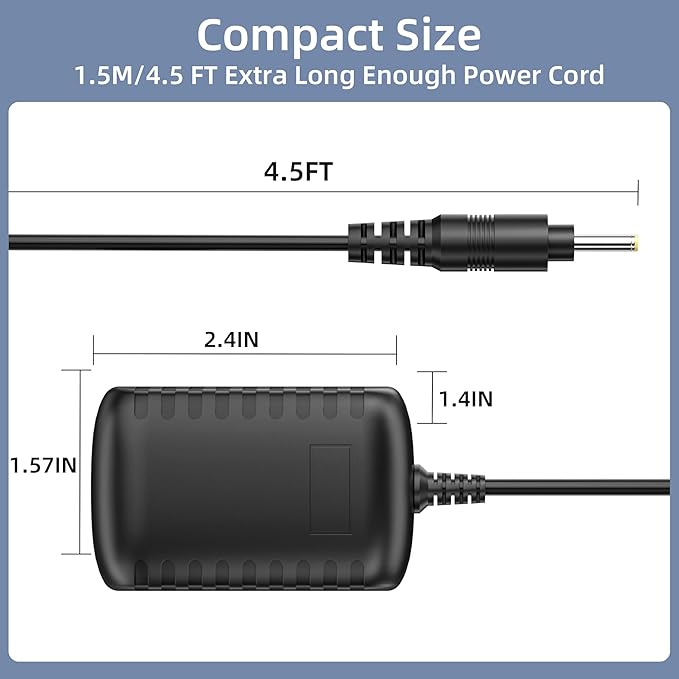 1.6V Power Cord for Philips Norelco G370 G250 G270 G290 G380 D350 G390, G470, G480 Grooming System Charger Replacement Charger for Philips Beard Hair Trimmer QC5015 QG3080 QG3150 QG3020