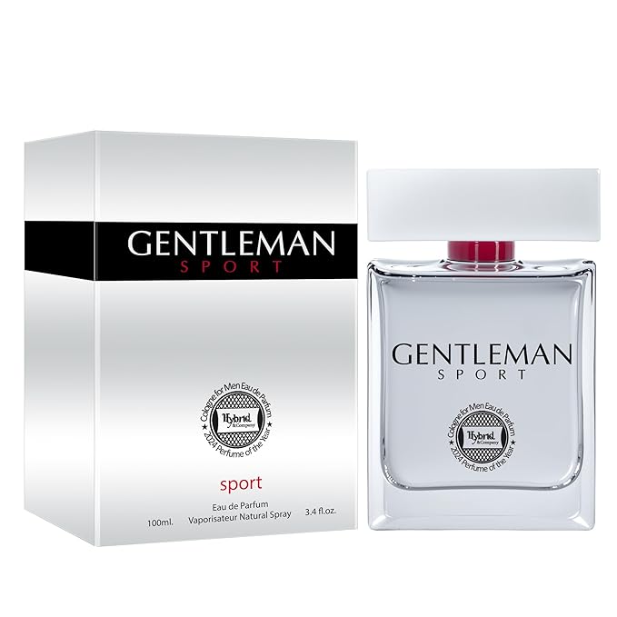 Hybrid & Company Gentleman Sport Eau De Parfum For Men Vaporisateur Natural Spray 3.4 Fl Oz