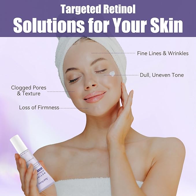 Retinol Collagen Instant Face Lift Cream for Face, Neck Firming Tightening Anti Aging Wrinkle Repair Serum for Neck & Décolleté, Hyaluronic Acid Moisturizer for Women & Man 2.0 FLoz