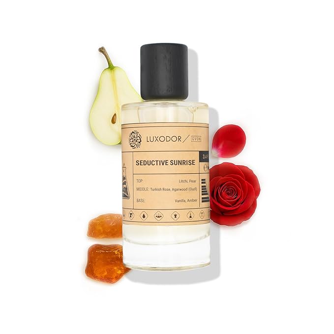 Seductive Sunrise, Inspired by Delina Perfume for Women | Pheromone Cologne for Women | Delina Exclusif Perfume 3.4 fl oz. (100 ml) with 10ml Oil Roll On