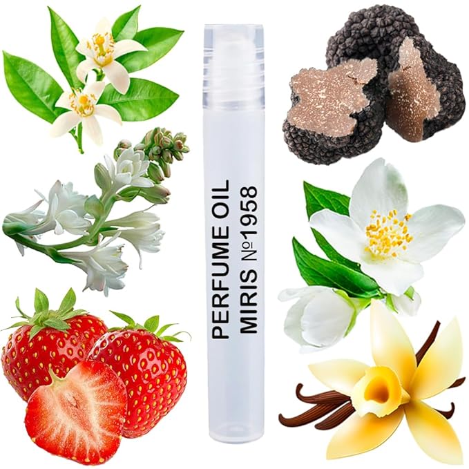 MIRIS No. 1958, Inspired by Valentina, Long-Lasting Perfume Oil for Women Roll-On, Rollerball 0.34 Fl Oz / 10 ml