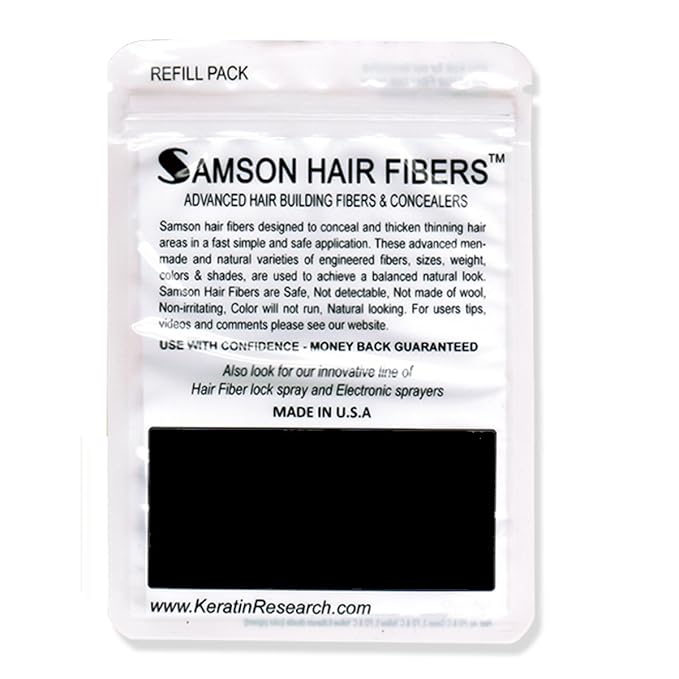 for Thinning Hair - 100% Undetectable Natural Formula - Completely Conceals Hair Loss in Seconds. Covers bald spots. Thicken your hair instantly - 25 Grams Refill (LIGHT BROWN)