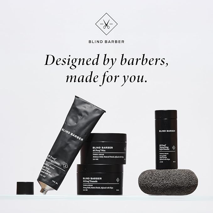 Blind Barber Bryce Harper Hair Clay - Matte Clay Pomade for Men - Medium to Strong Hold - Infused with Kaolin, Shea Butter & Marula Seed Oil - Coconut Scent (2.5 Oz)