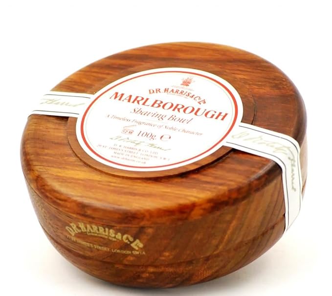 D.R. Harris & Co. Ltd., Marlborough Shave Soap - Mahogany Bowl, 100 Gram