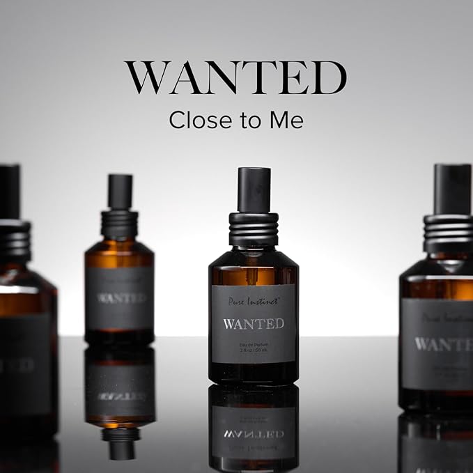 Pure Instinct WANTED The Original Pheromone Infused Essential Oil Perfume Cologne - Men's Collection - TSA Ready (Spray Bottle 2 Fl. Oz./60mL)