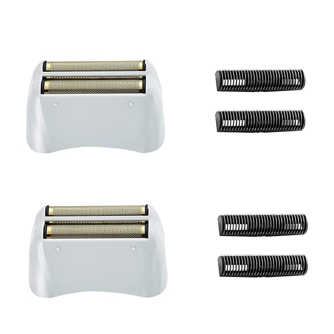 Pro Shaver Replacement Foil and Cutters compatible with andis 17150(TS-1)/17155/17200 shaver ProFoil Lithium replacement" Silver 2 Pack