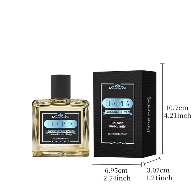 Woody Cologne Perfume for Men Long Lasting 24H - Fresh Spicy Cardamom Amber Scent for Men | Day to Night Versatile Fragrance | 50ml (1.69 Fl Oz)