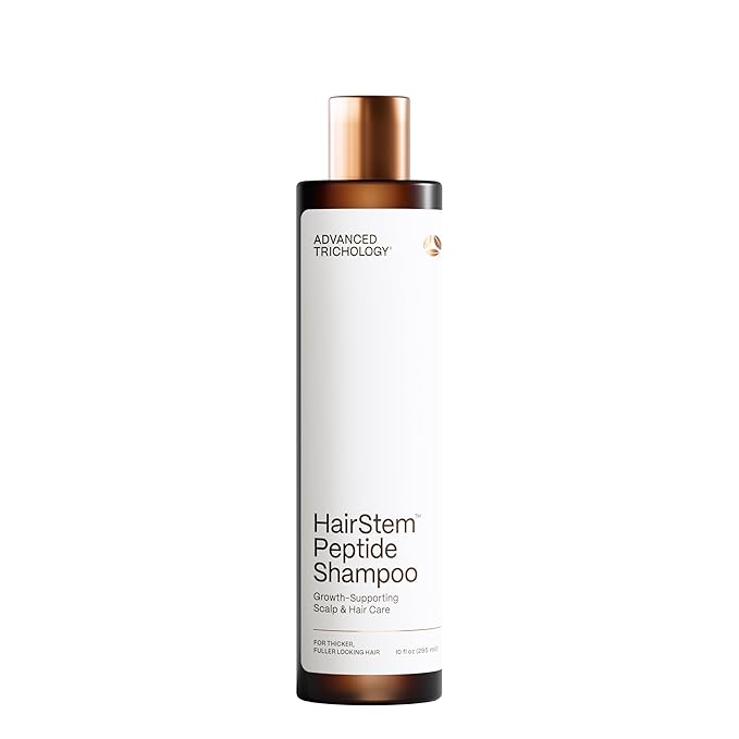 Hairstem™ Peptide Shampoo for Hair Growth | Peptide-Infused for Fuller, Stronger Looking Hair | Copper Tripeptide-1, Biotinoyl & Acetyl Peptides + Botanical Nutrients