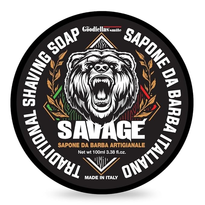 The Goodfellas' smile, SAVAGE Shave Soap and Afltershave Splash Bundle, Made in Italy