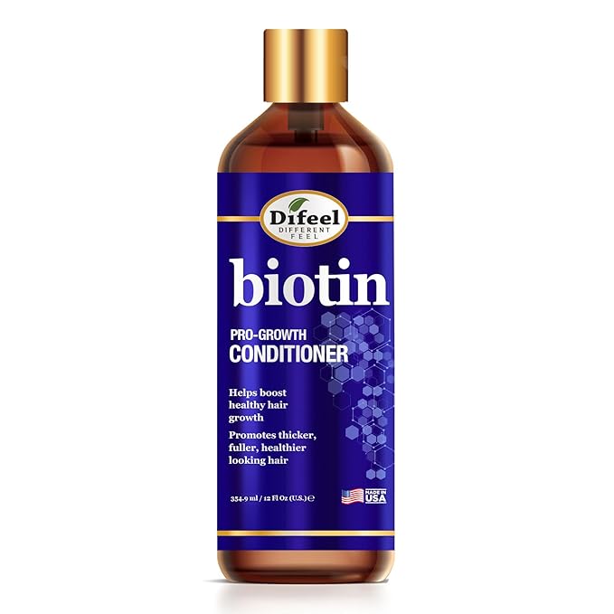 Difeel Pro-Growth Biotin Conditioner for Hair Growth 12 oz. - Conditioner for Thin Hair
