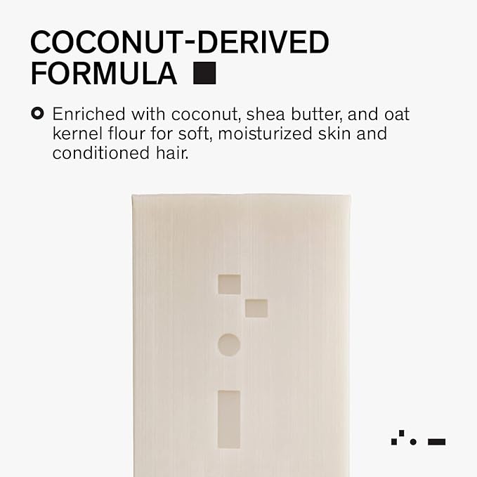 Bravo Sierra Body and Hair Mens Soap Bar, 2-Pack - All-In-One Shampoo & Soap for Face, Hair & Body - Sandalwood & Fig, 7 oz - Coconut, Shea Butter & Oat Flour for Soft Skin & Healthy Hair