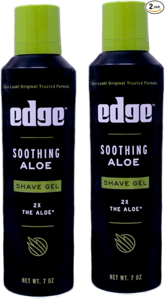 Edge Soothing Aloe Shave Gel - 7 oz - 2 pk