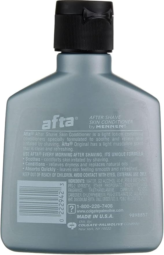Afta After Shave Skin Conditioner Original 3 oz ( Pack of 6)