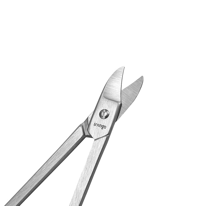 LIVINGO Professional Sharp Toenail Scissors - 4.25 Inch Heavy Duty Stainless Steel Nail Manicure Pedicure Scissors Long Handles for Men & Women Thick and Hard Fingernails