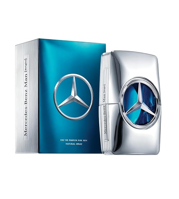 Mercedes Benz Man Bright - Eau de Parfum for Men - Long Lasting Mens Cologne - Bergamot, Patchouli Cologne - Perfume for Men - 3.4 oz